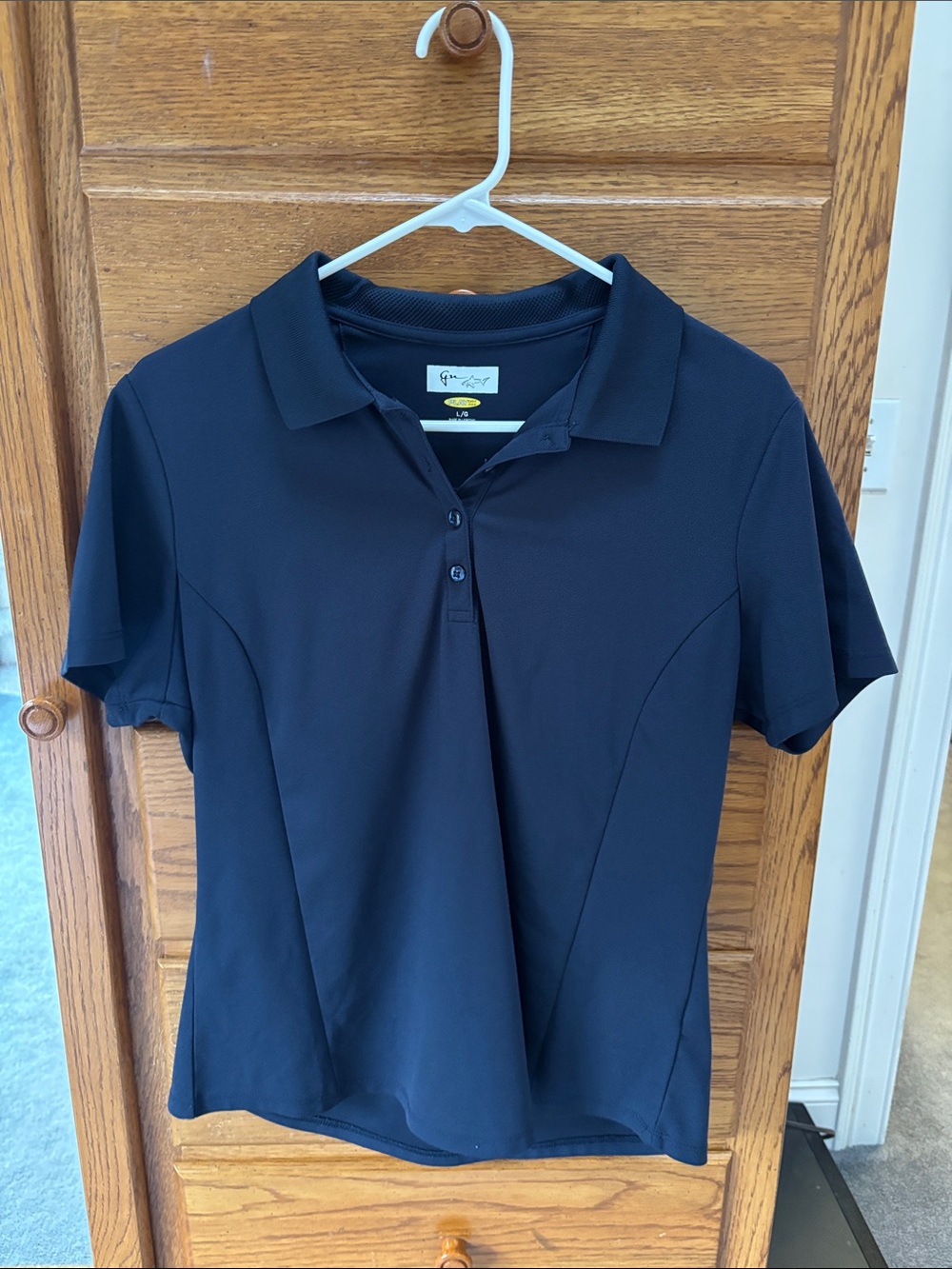 Greg Norman Collection Navy Short Sleeve Polo